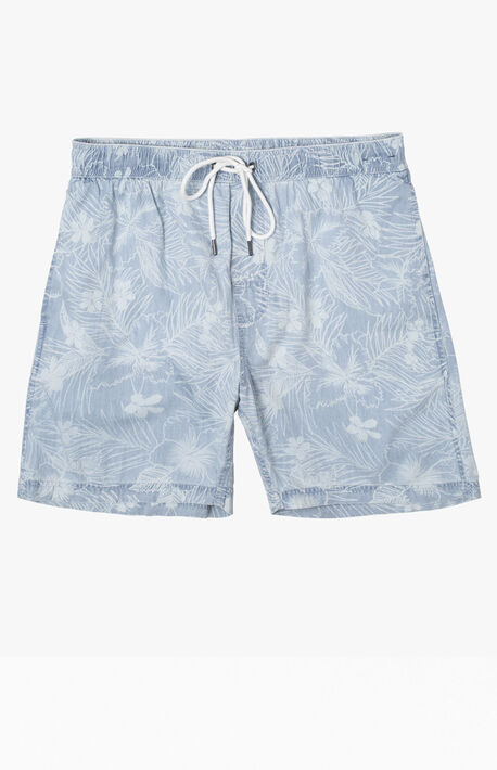 Dead Flag Elastic Waist Shorts