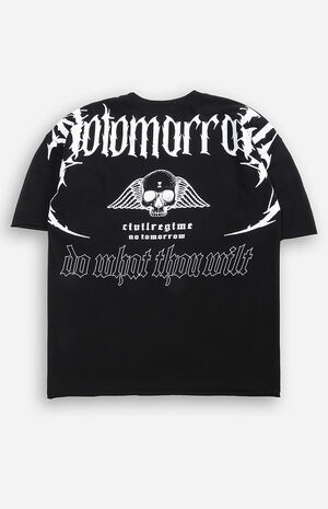 x Civil Active Do What Thou Wilt Raw Hem T-Shirt image number 2