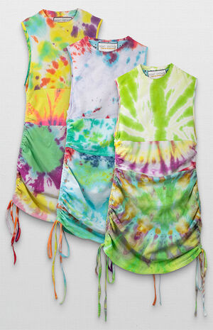 Upcycled Drawstring Dress image number 1