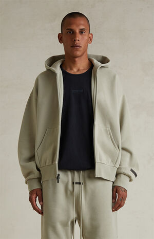 Abbey Stone Classic Fleece Zip Up Hoodie image number 2