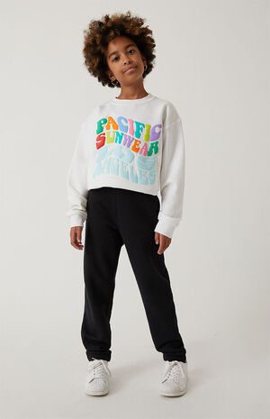 Black Basic Sweatpants image number 6