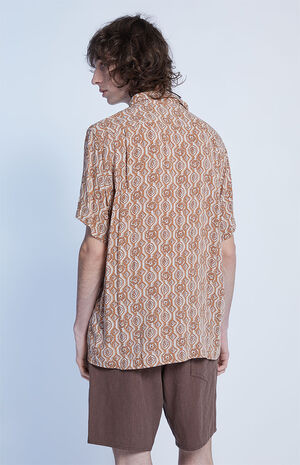 Floral Stripe Button Down Shirt image number 4