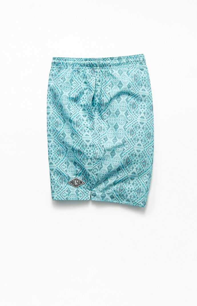 Blue Vert 17" Swim Trunks