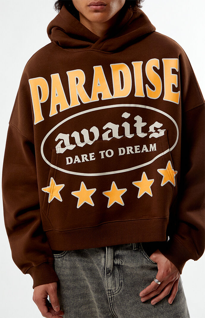 【TLLDAWN】 PARADISE SWEATSHIRT BROWN Mens Brown PARADISE COLLECTION Pullover Sweatshirt XL | eBay