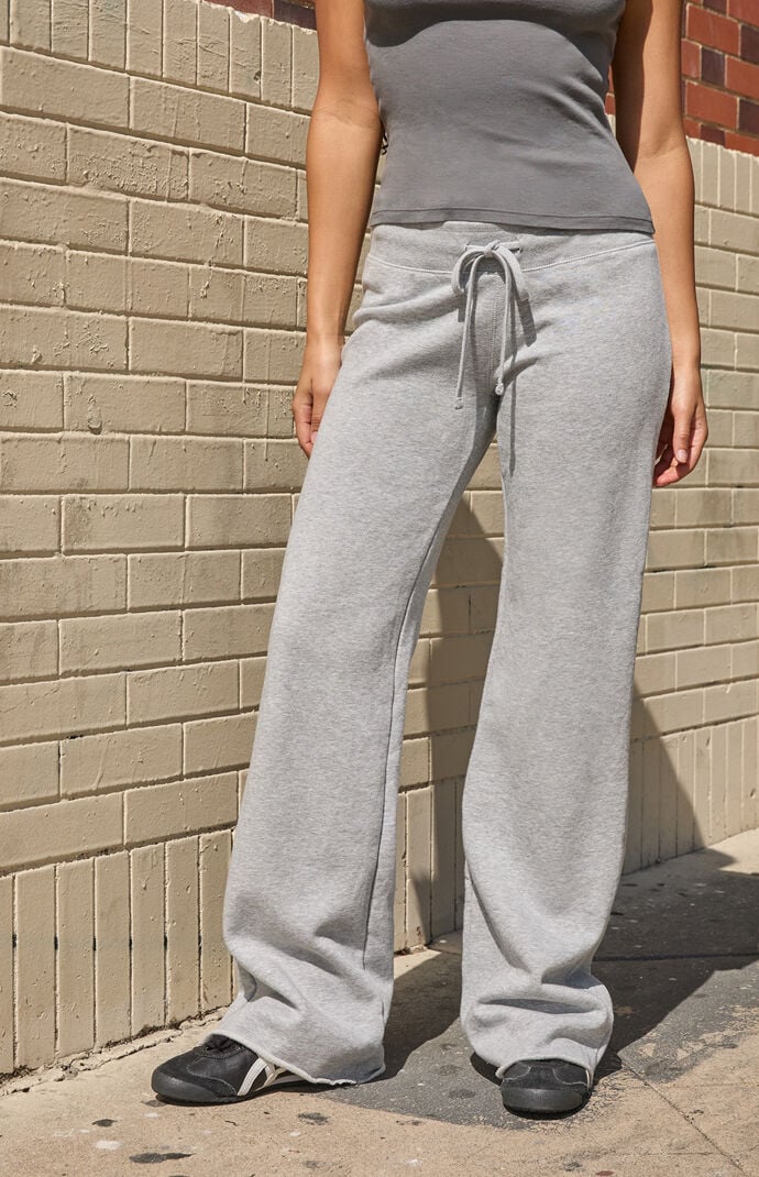 John Galt Silver Hilary Yoga Baggy Sweatpants