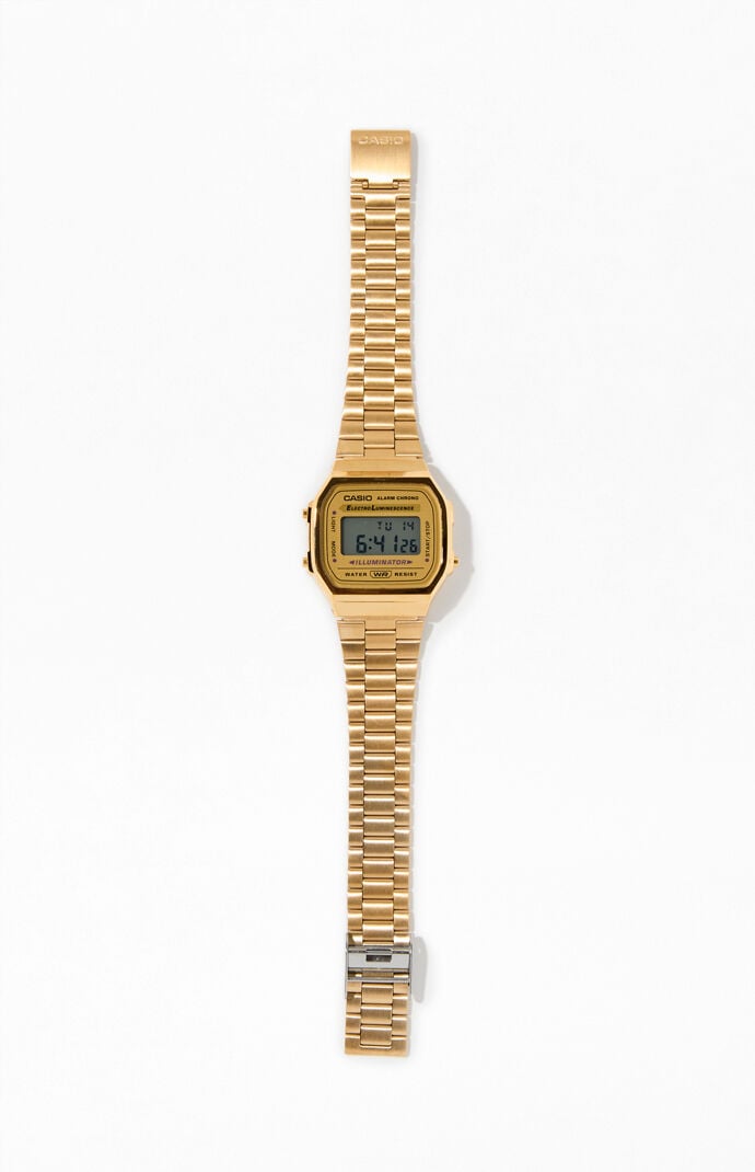 Casio Watches A168WG-9VT Vintage Gold Watch