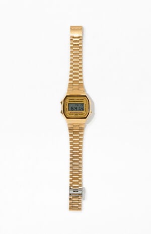 A168WG-9VT Vintage Gold Watch image number 1