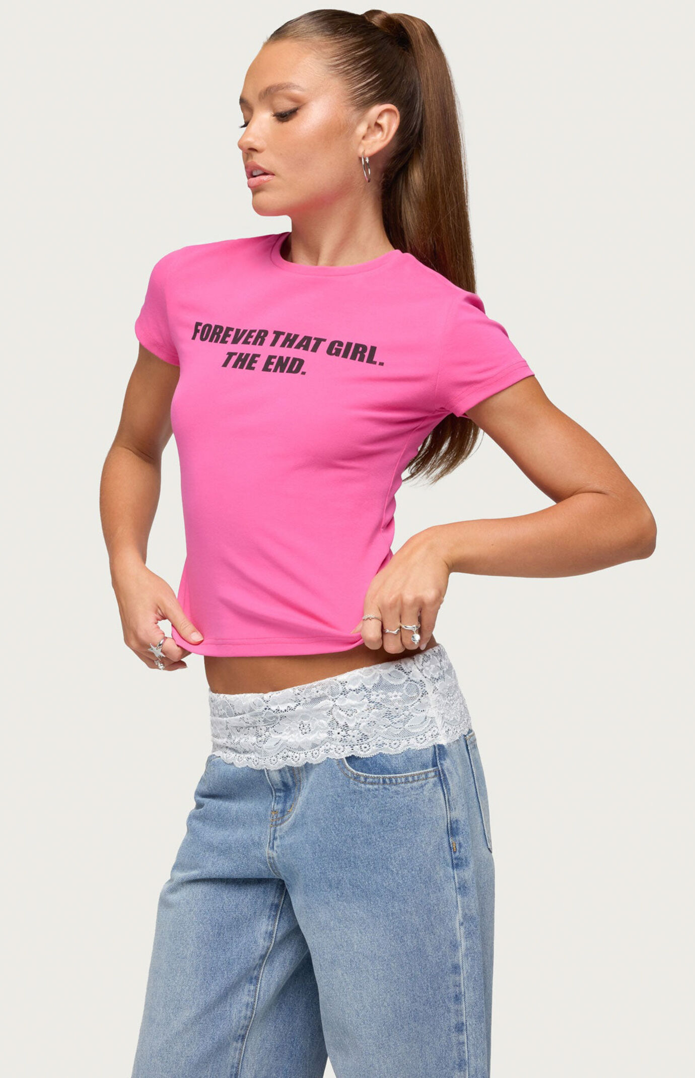 Edikted Forever That Girl T-Shirt