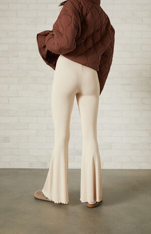 Ribbed Flare Pants image number 4