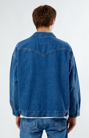 Denim Western Trucker Jacket image number 3
