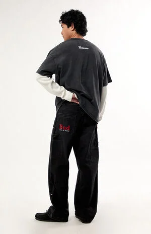by Pacsun Double Knee Carpenter Baggy Jeans image number 1
