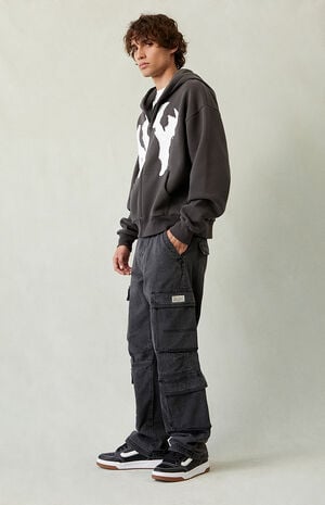 Dylan Cargo Baggy Jeans Black