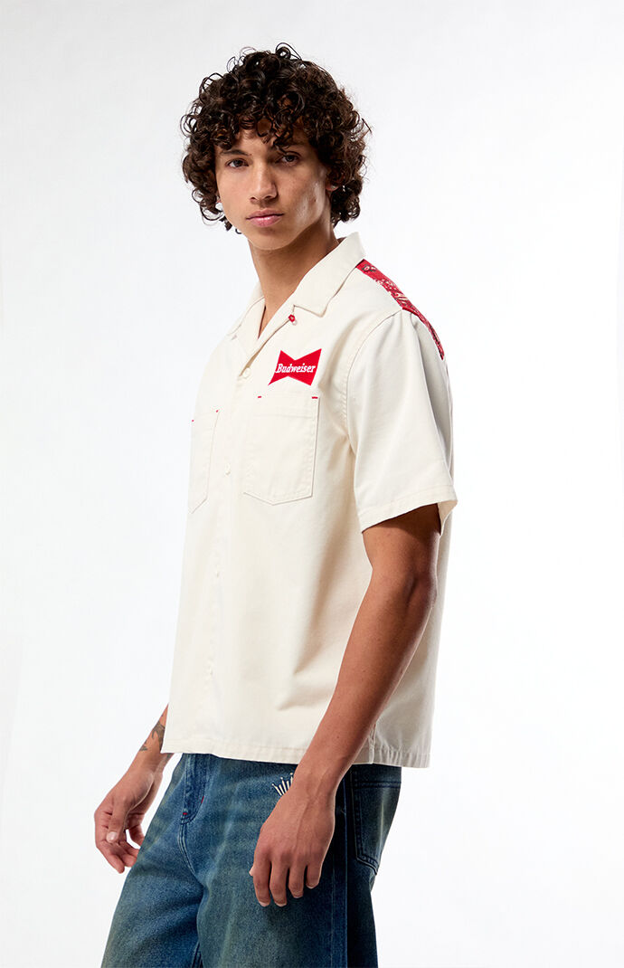Budweiser by Pacsun Bandana Camp Shirt | Pacsun