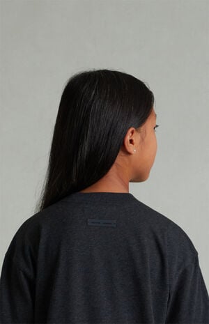 Kids Vintage Black Classic Short Sleeve T-Shirt image number 5