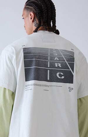 White Track T-Shirt image number 6