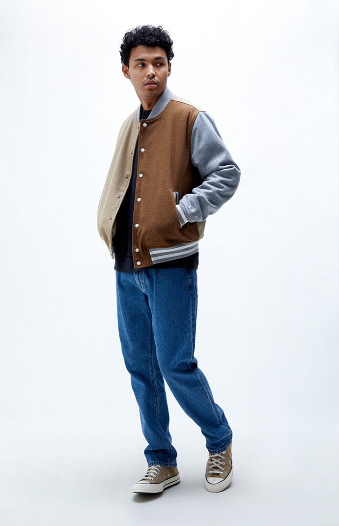 Pacsun color on sale block jacket