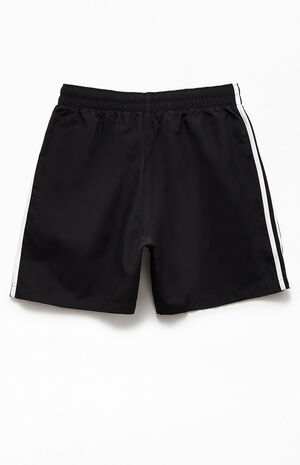 Black 3-Stripe 16" Swim Trunks image number 2