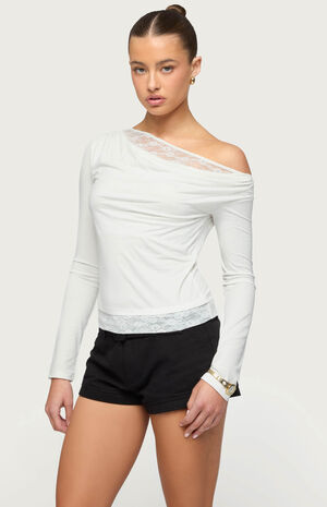 Layered Lacey Off Shoulder Top image number 2