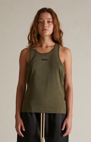 Women's Military Tri-Blend Tank Top image number 2