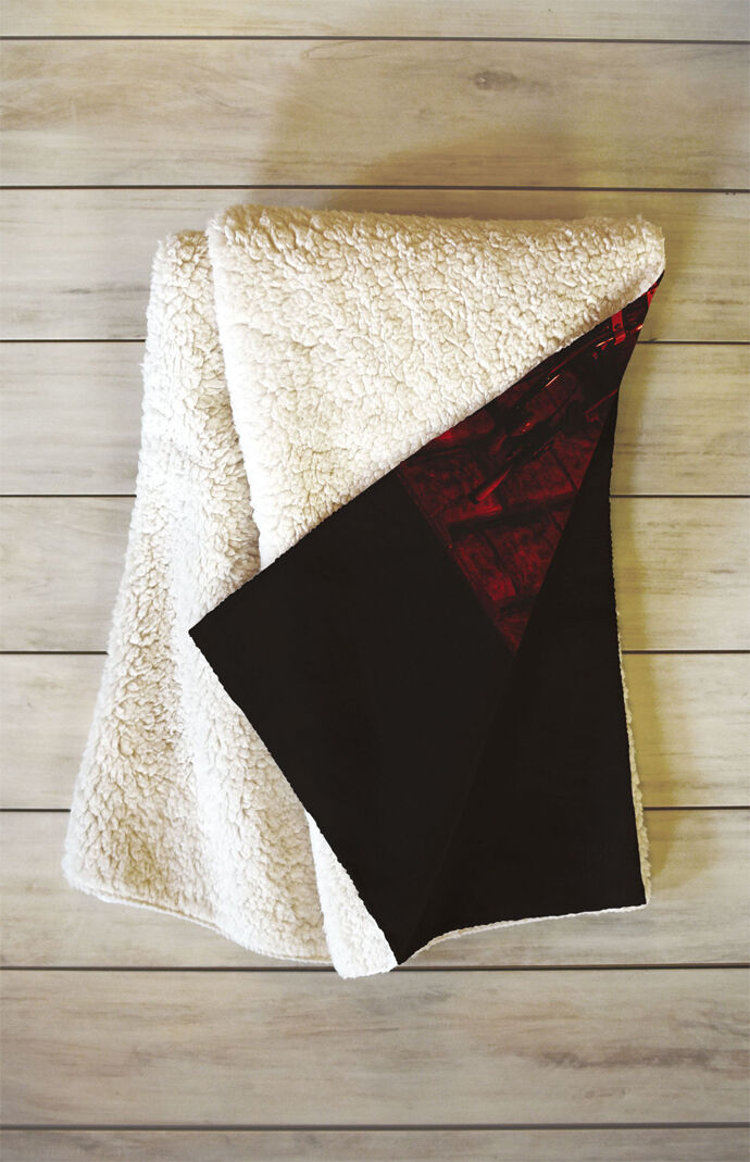 Marfa Night Vibes Fleece Throw Blanket