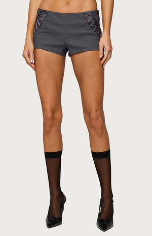 Lirah Laced Up Micro Shorts image number 1