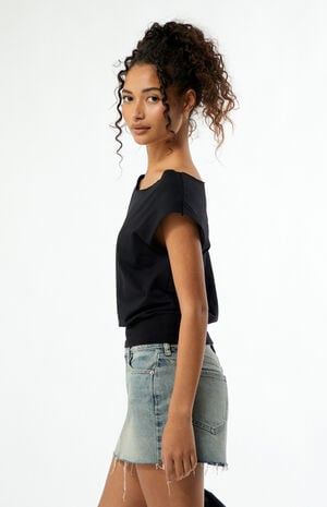 Sunday Off-The-Shoulder T-Shirt image number 2