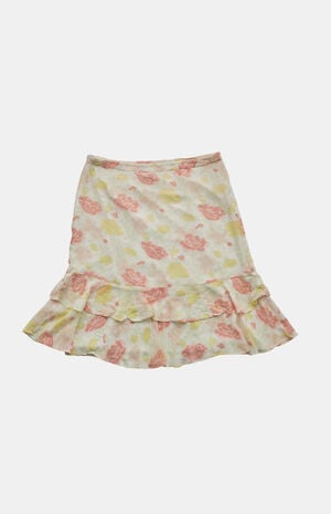 2000s Y2K Floral Midi Skirt image number 2