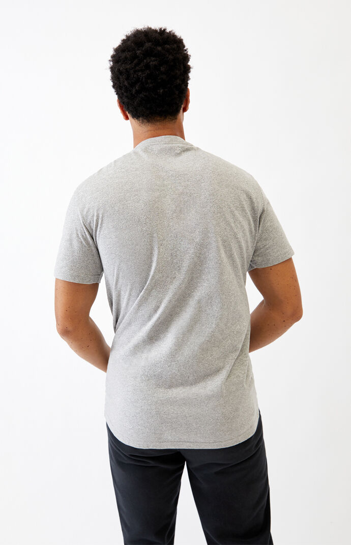 Gray & White Mocktwist T-Shirt