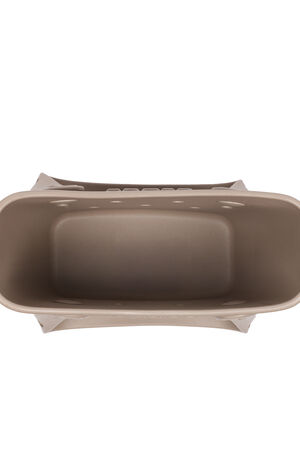 Taupe Micro Classic Tote Bag image number 6