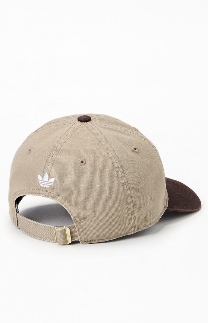 adidas Brown Relaxed Trefoil Dad Hat