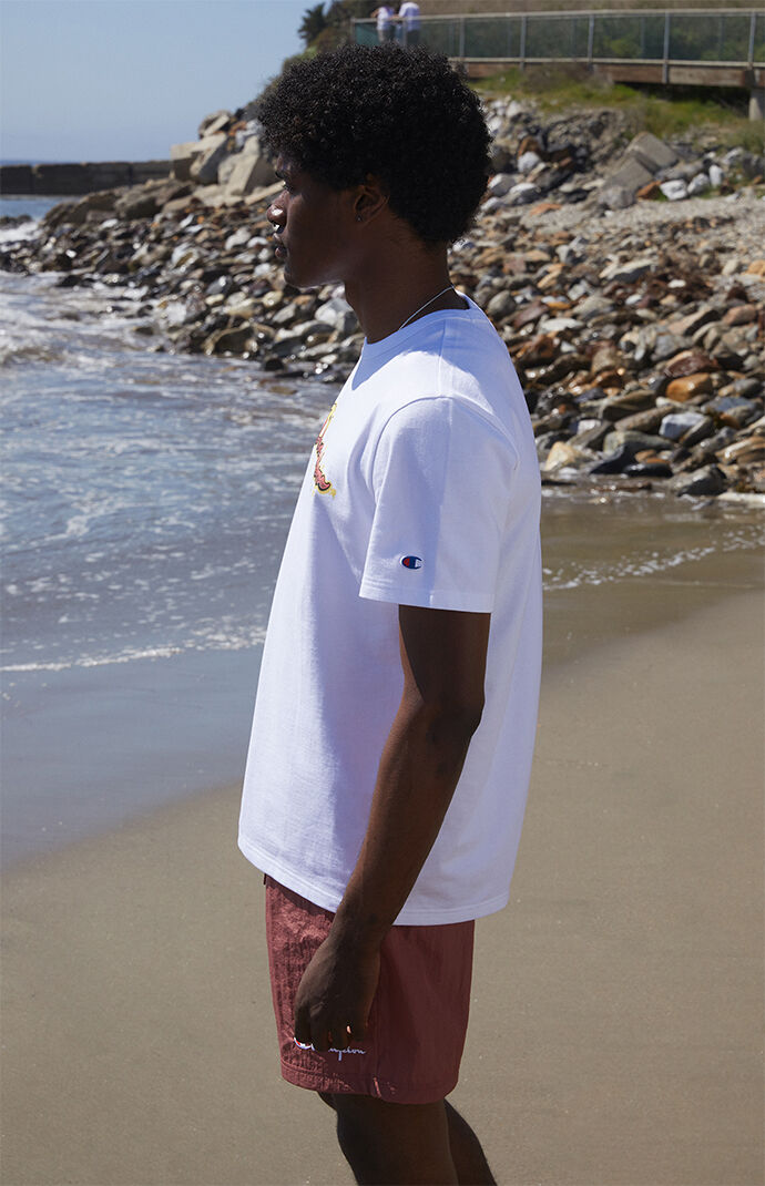 White Airbrush Script T-Shirt