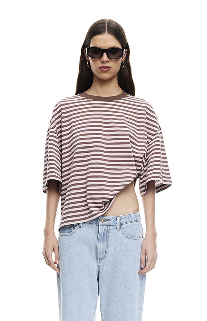 LIONESS Bloom Striped Short Sleeve T-Shirt