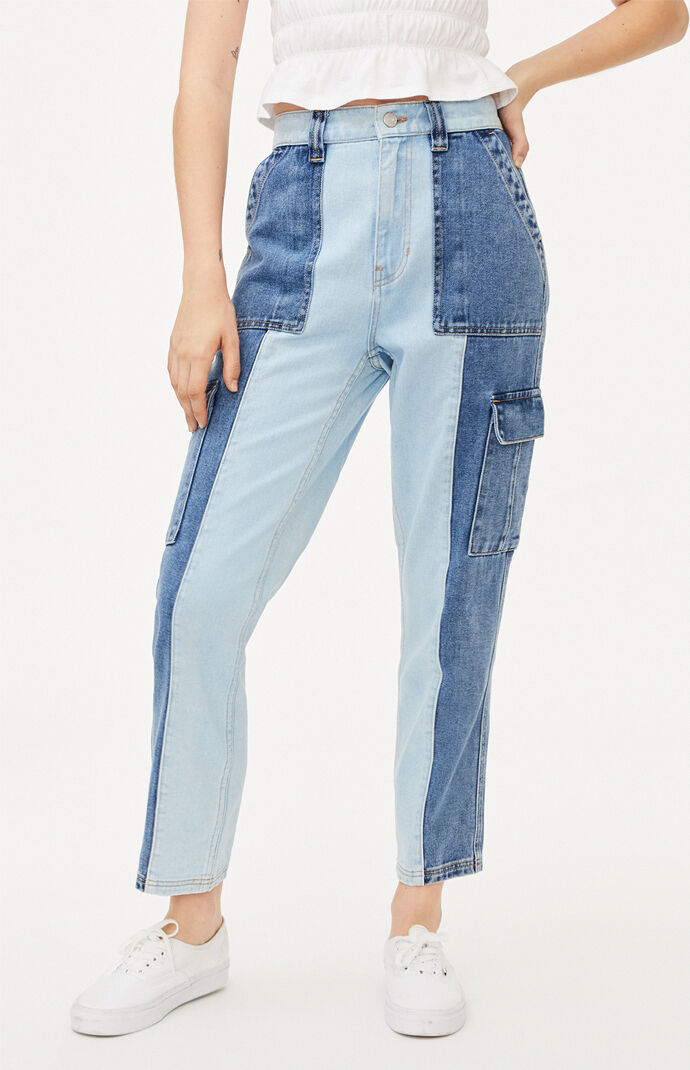 pacsun two tone jeans