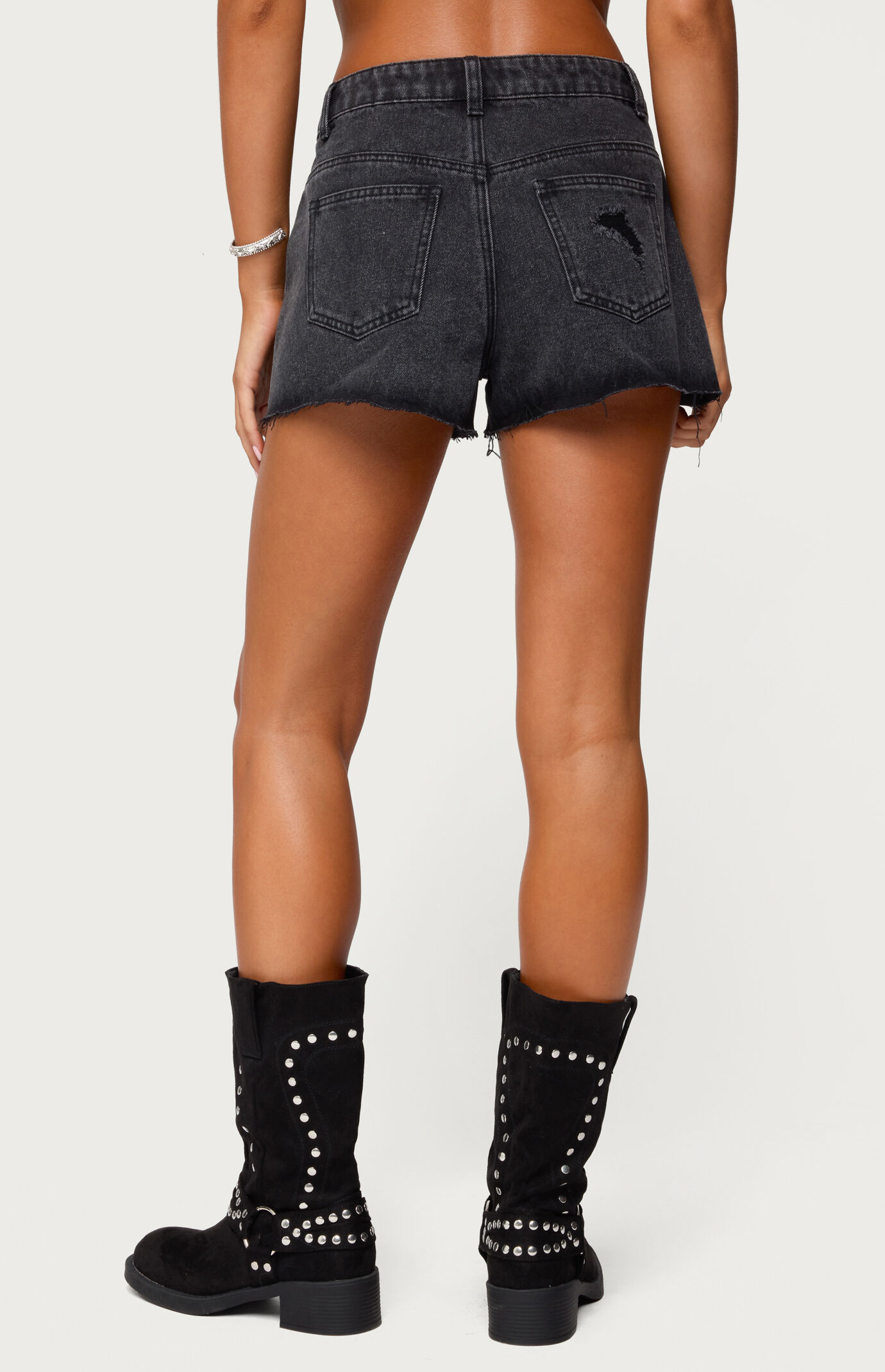 パンツ S garter denim shorts Theredthread パンツ S garter denim shorts Theredthread THEREDTHREAD / ザ
