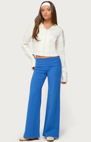 Wide Leg Fold Over Pants image number 4