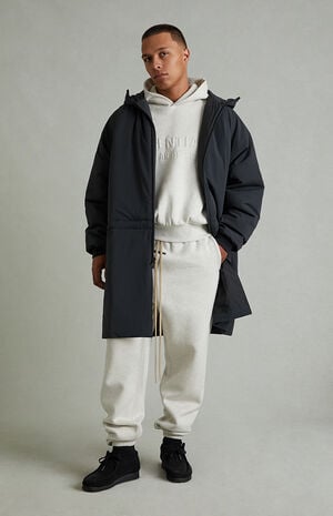 Vintage Black Hooded Parka Jacket image number 2