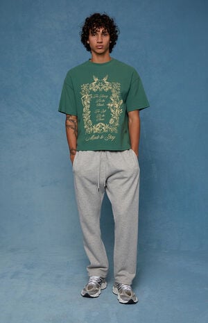 Gray Straight Leg Sweatpants image number 1