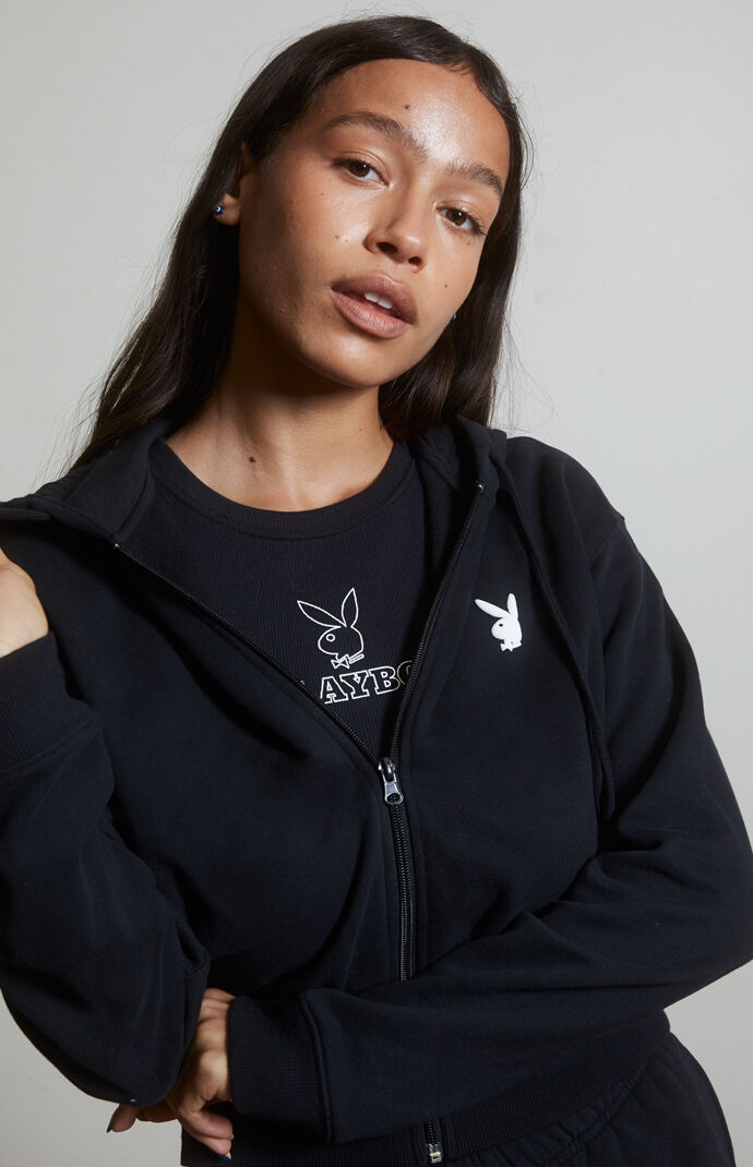 Playboy zip top up sweater