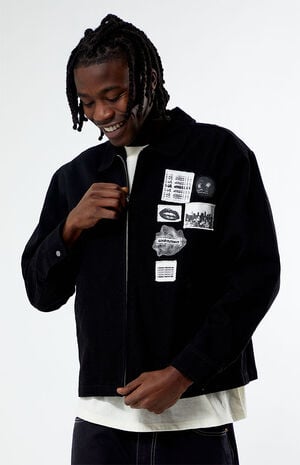 Patches Black Workwear Jacket image number 1