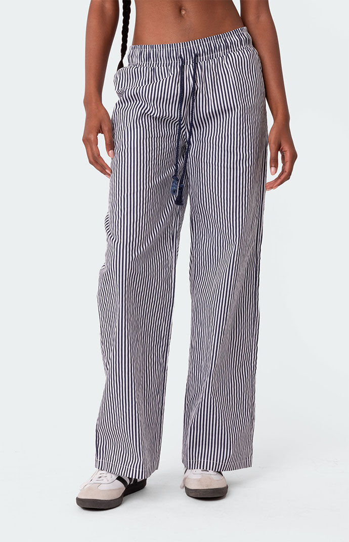 Pacsun black and deals white striped pants