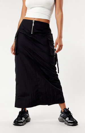 Aura Parachute Midi Skirt image number 2