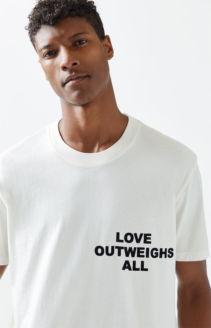 love outweighs all t shirt