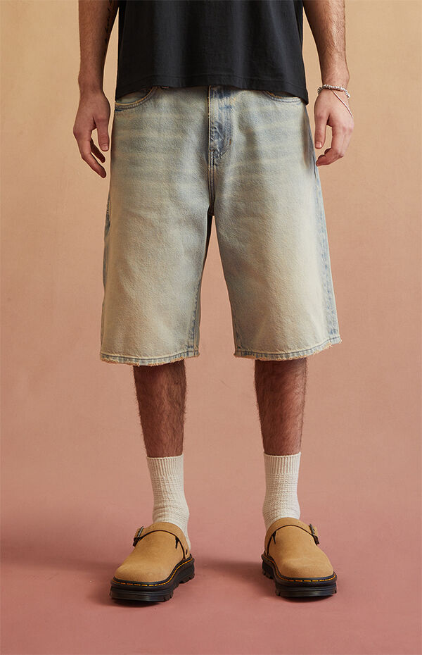 RARE DNM EDIT Light Blue Baggy Denim Shorts