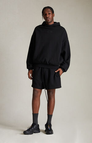 Jet Black Fleece Running Shorts image number 2