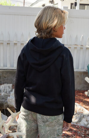 Black Full Zip Hoodie image number 3