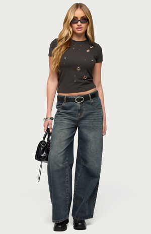 Aitana Grommet Stud T-Shirt image number 5