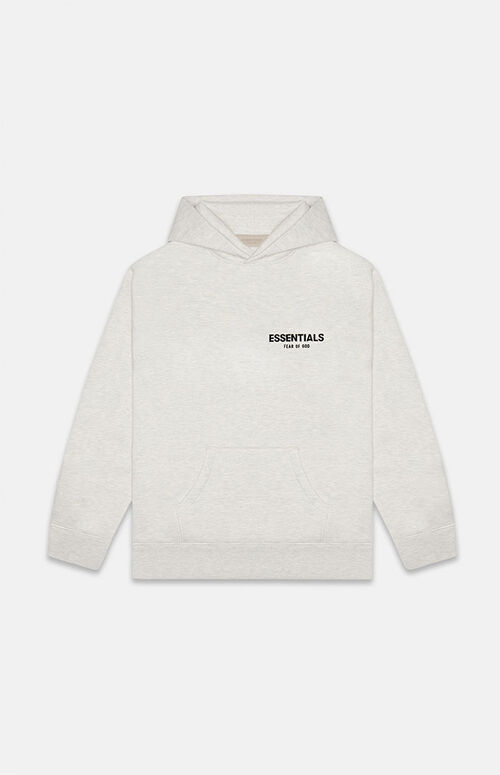 Fear of God Essentials Light Oatmeal Hoodie PacSun