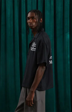 x Pacsun European Cropped Camp Shirt image number 4