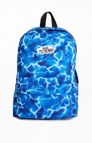 Kids Blue New Skool Backpack image number 1