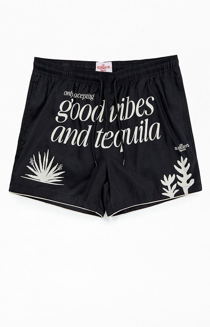 Los Sundays Good Vibes 5" Swim Trunks